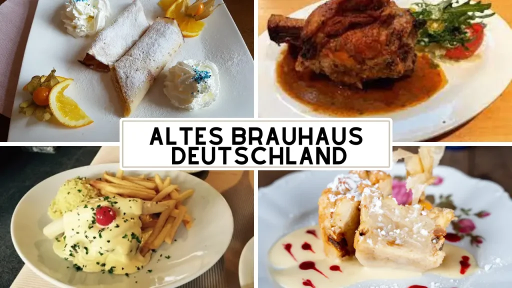 Altes Brauhaus Trier Speisekarte Deutschland