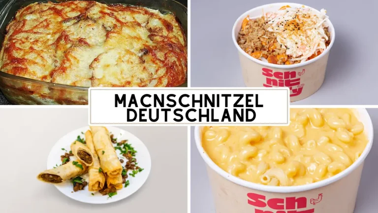 Macnschnitzel Deutschland Speisekarte Preise aktualisiert 2024
